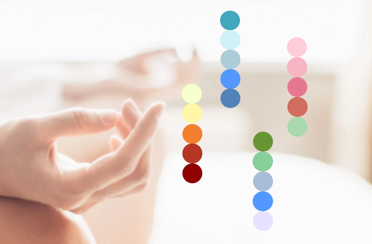 Different Color Palettes for Four Types of Recovery