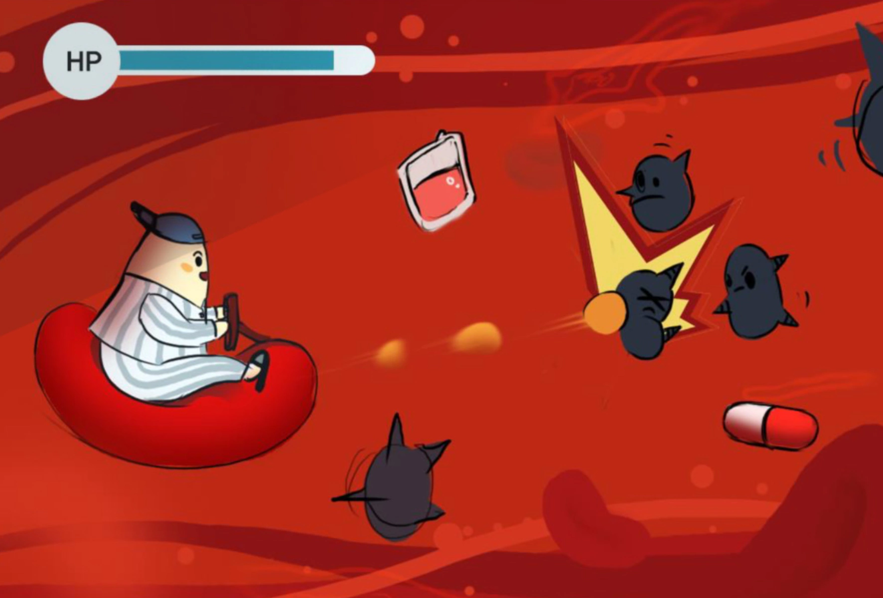Sketch of one of the mini games