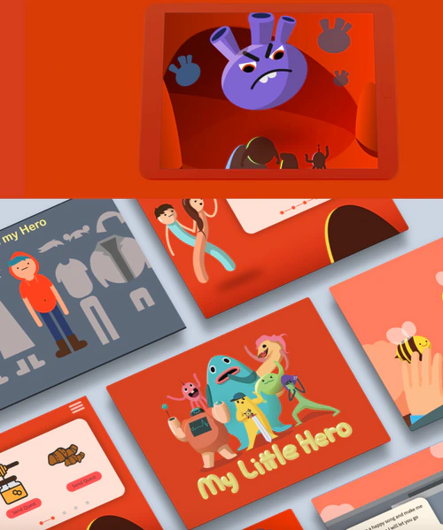 Final design screens
