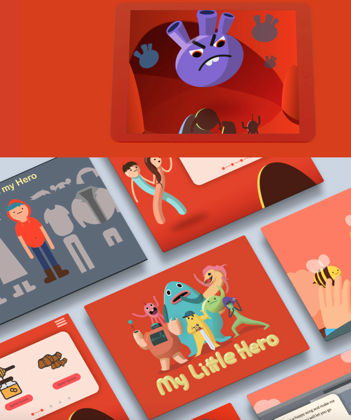 Final design screens