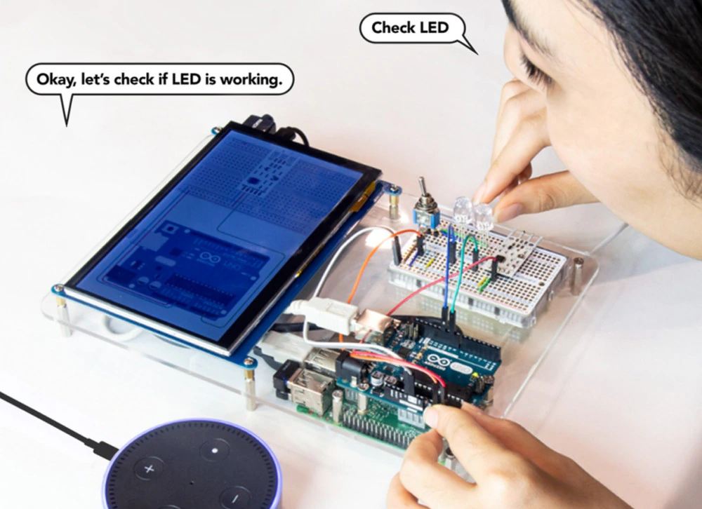 HeyTeddy: Conversational Test-Driven Development for Physical Computing